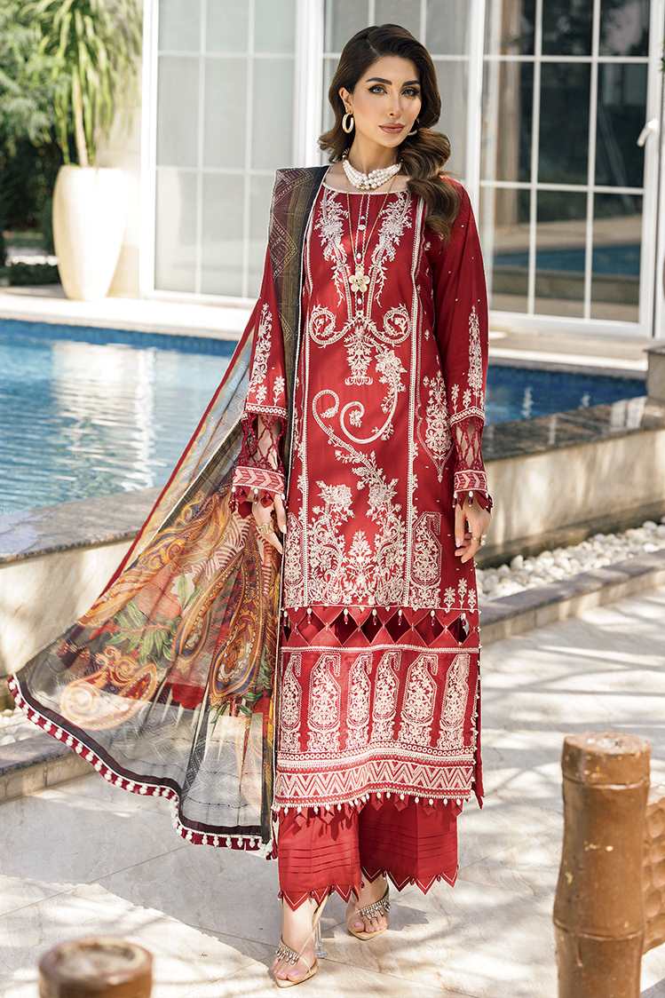 3-PC Unstitched Digital Printed Lawn Suit