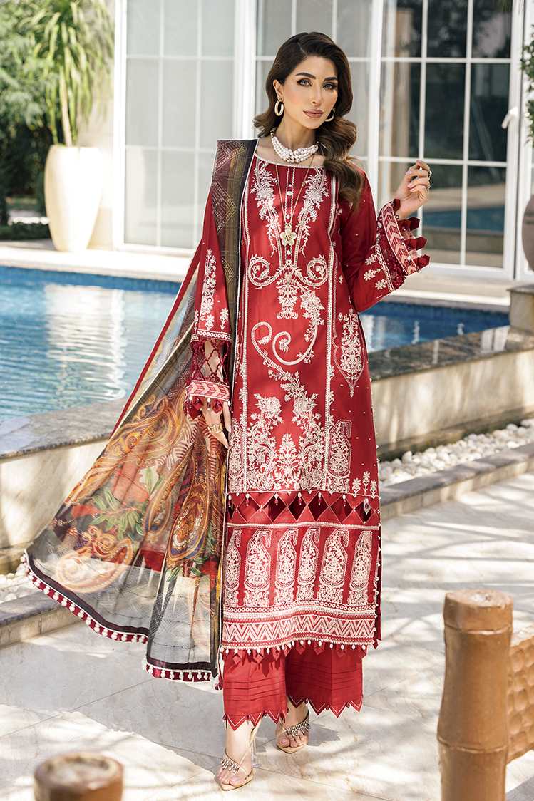 3-PC Unstitched Digital Printed Lawn Suit