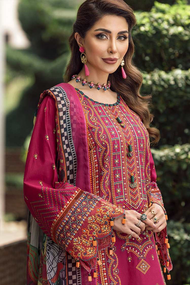 3-PC Unstitched Digital Printed Lawn Suit