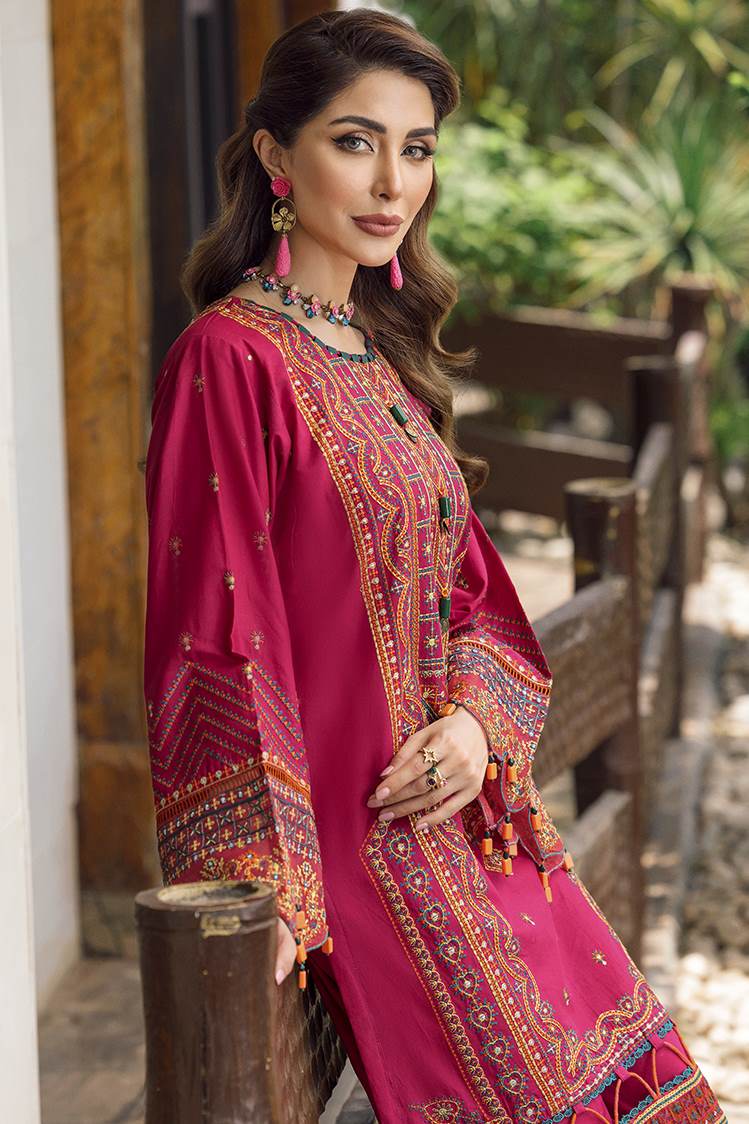 3-PC Unstitched Digital Printed Lawn Suit