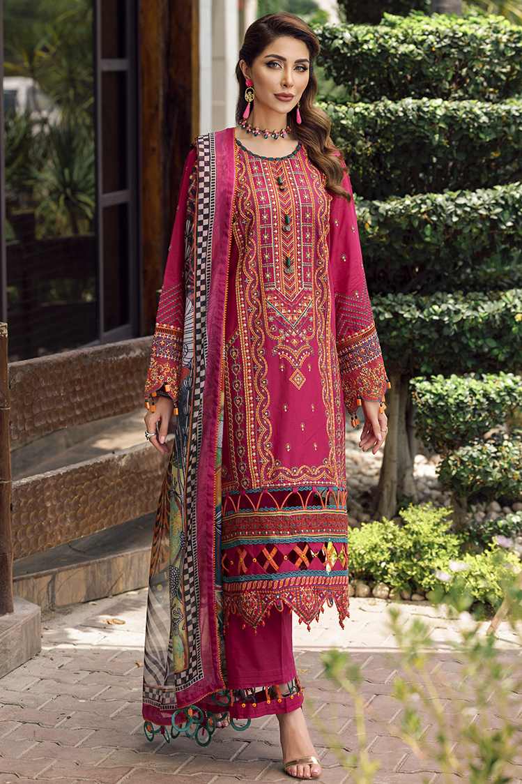 3-PC Unstitched Digital Printed Lawn Suit