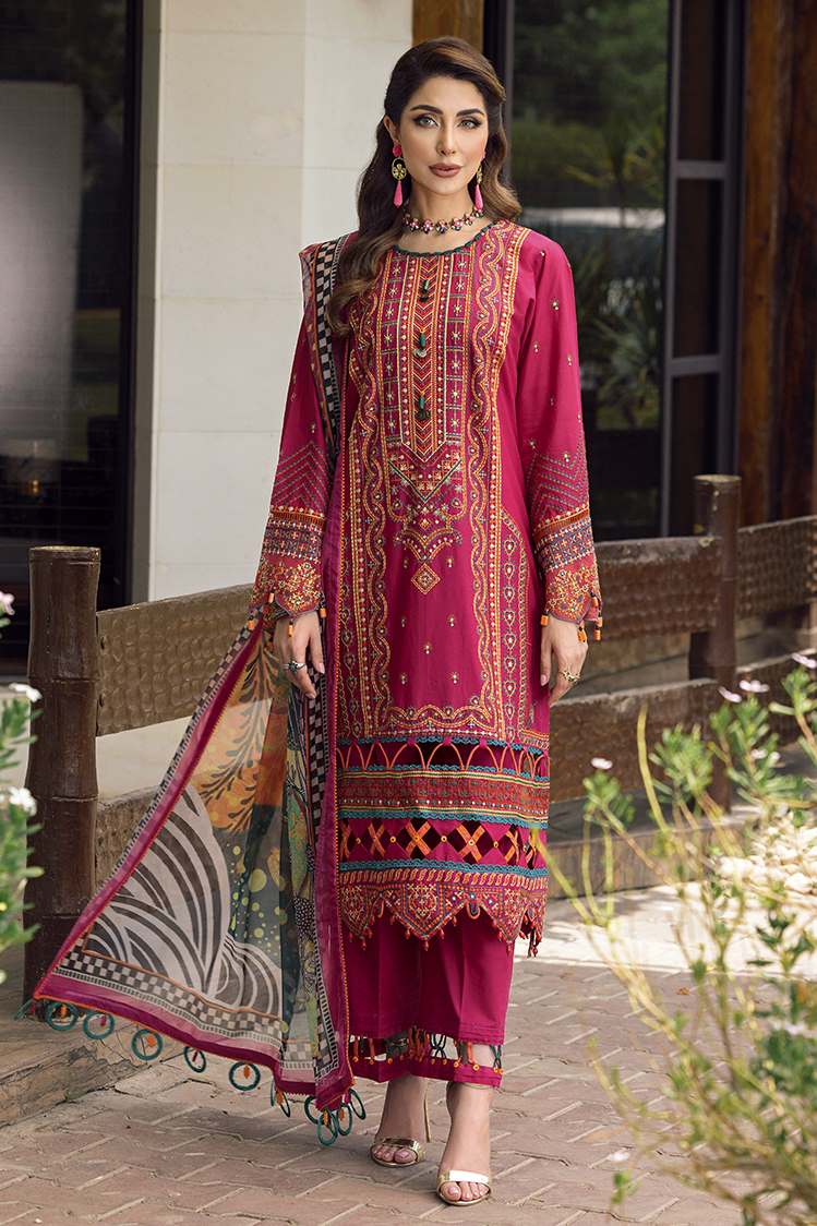 3-PC Unstitched Digital Printed Lawn Suit