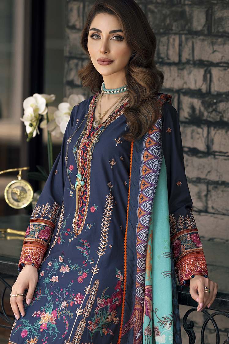 3-PC Unstitched Digital Printed Lawn Suit