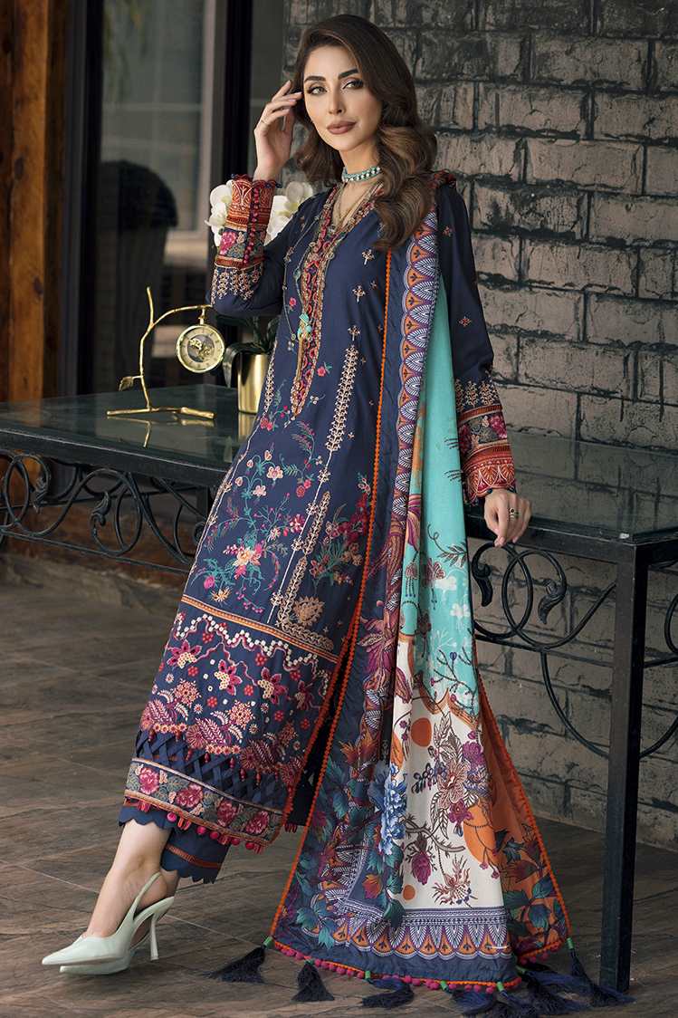 3-PC Unstitched Digital Printed Lawn Suit