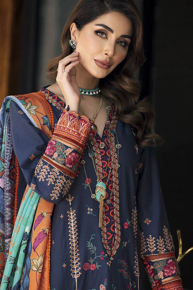 3-PC Unstitched Digital Printed Lawn Suit