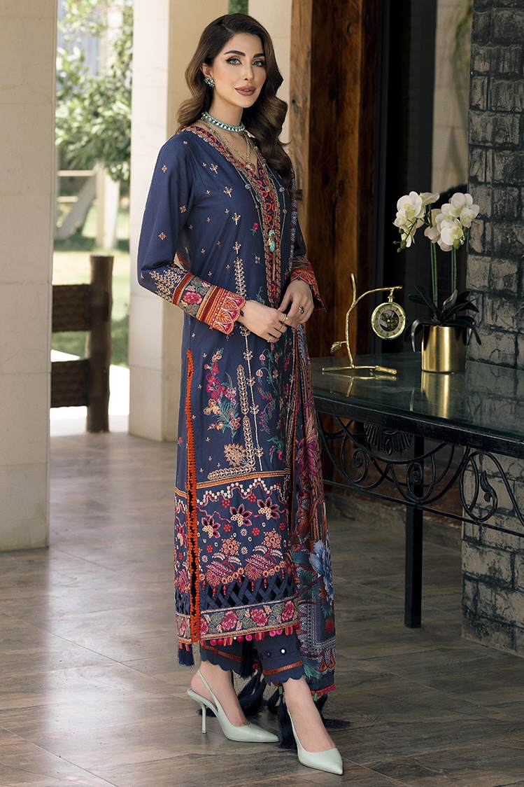 3-PC Unstitched Digital Printed Lawn Suit