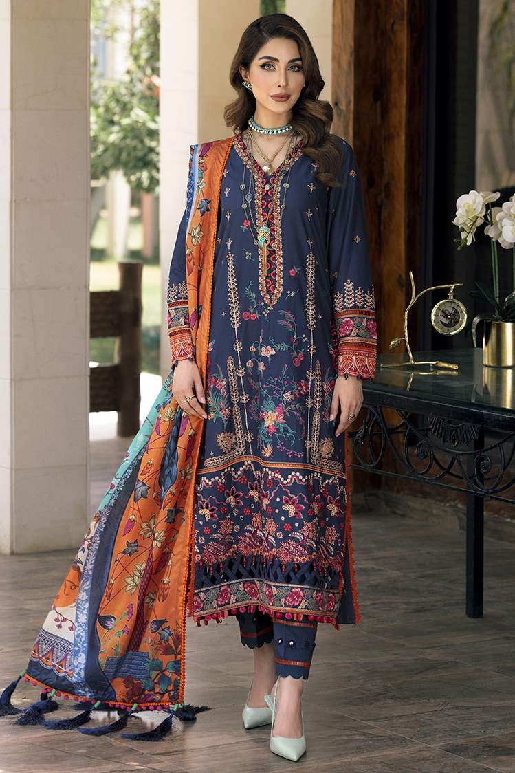 3-PC Unstitched Digital Printed Lawn Suit