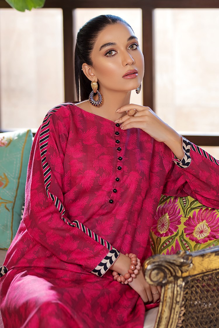 2-PC Stitched Khaddar Suit