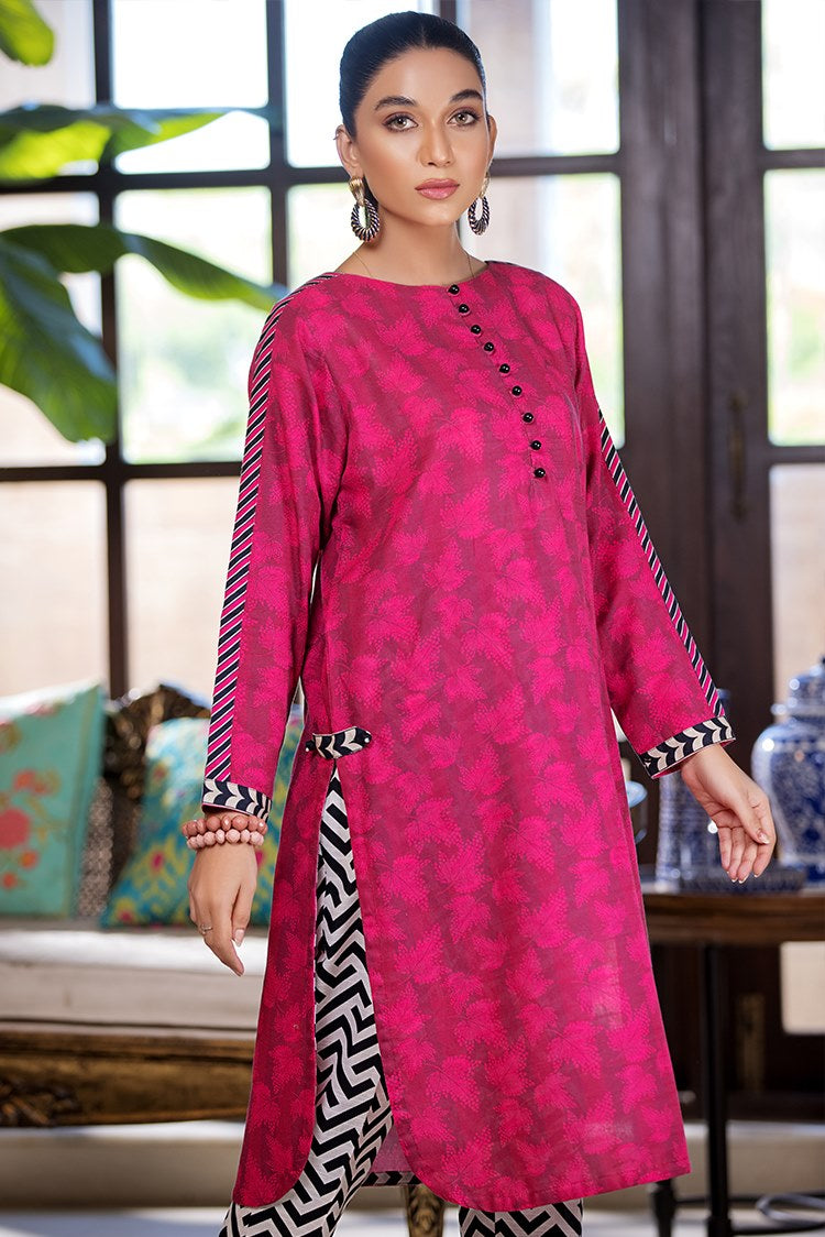 2-PC Stitched Khaddar Suit