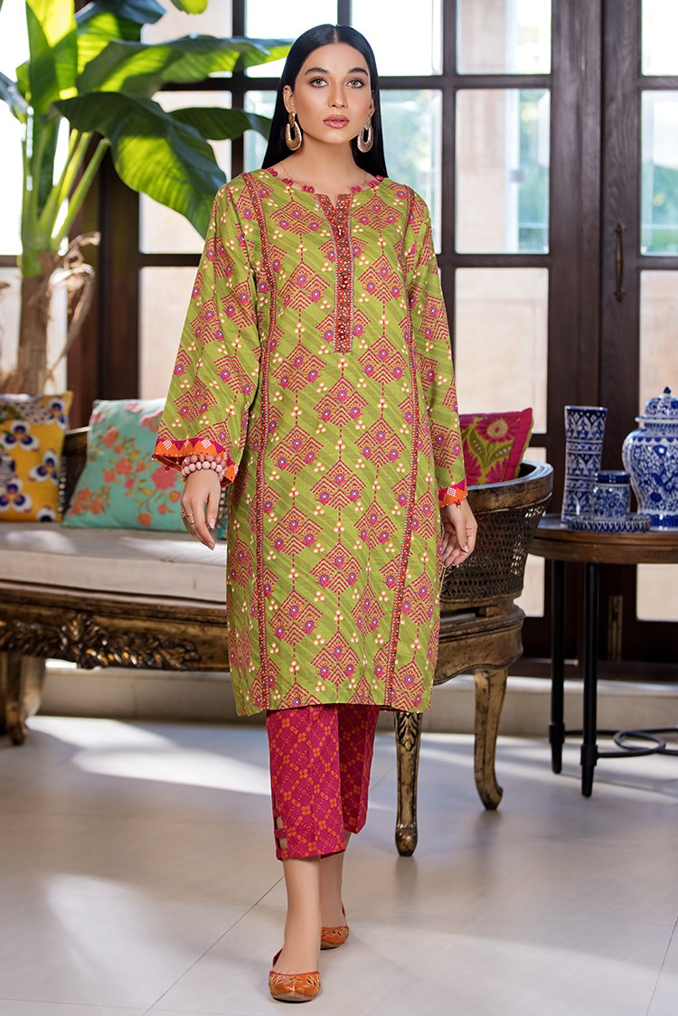 2-PC Stitched Khaddar Suit