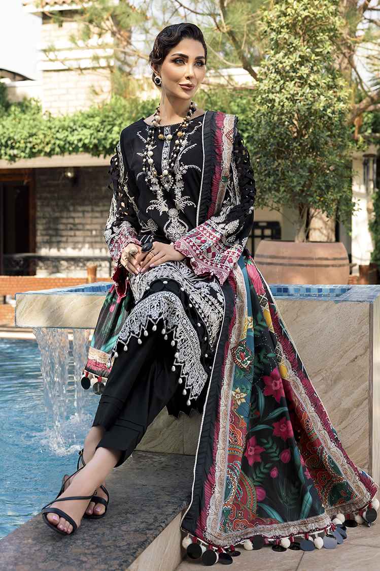 3-PC Unstitched Digital Printed Lawn Suit