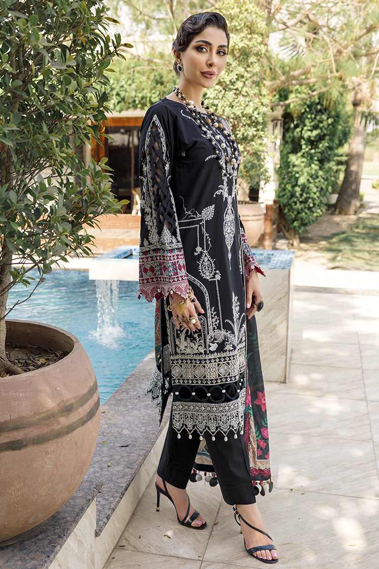 3-PC Unstitched Digital Printed Lawn Suit