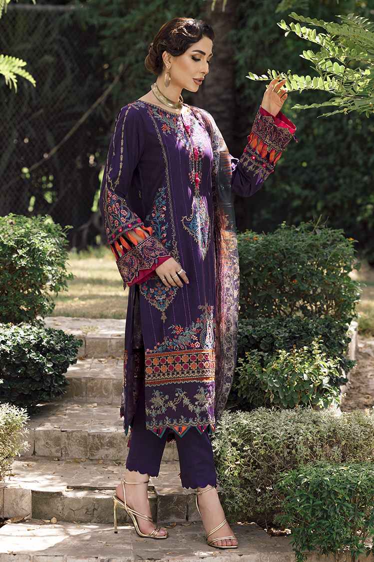 3-PC Unstitched Digital Printed Lawn Suit