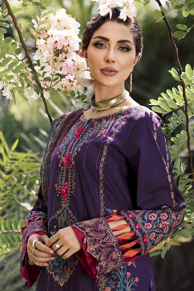 3-PC Unstitched Digital Printed Lawn Suit