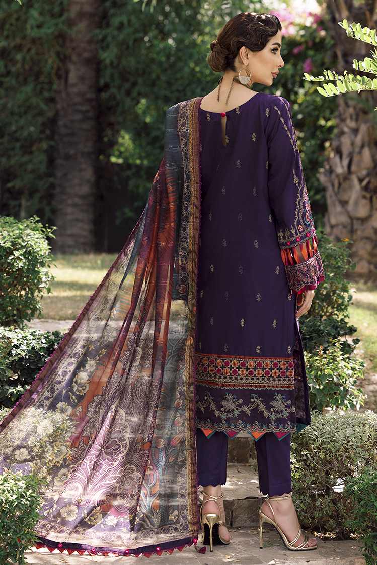 3-PC Unstitched Digital Printed Lawn Suit