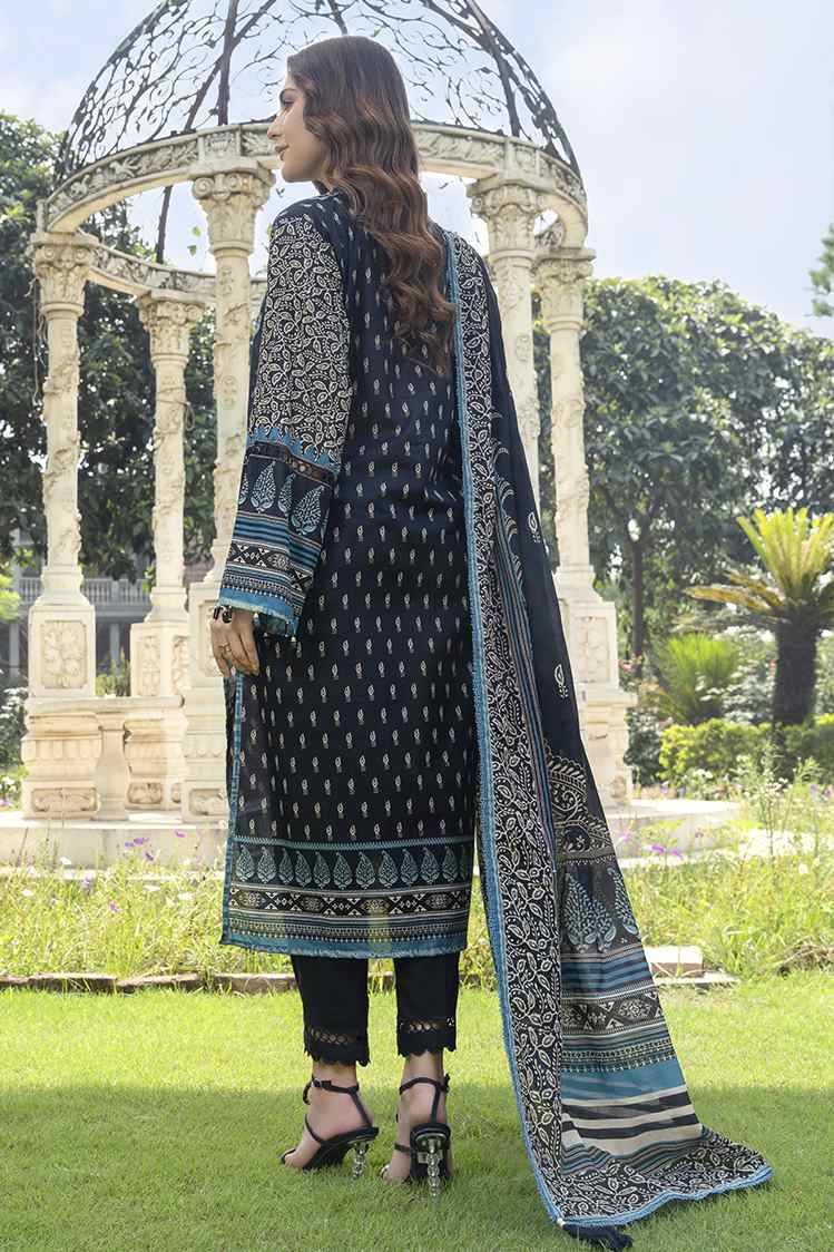 3-PC Unstitched Digital Printed Lawn Suit